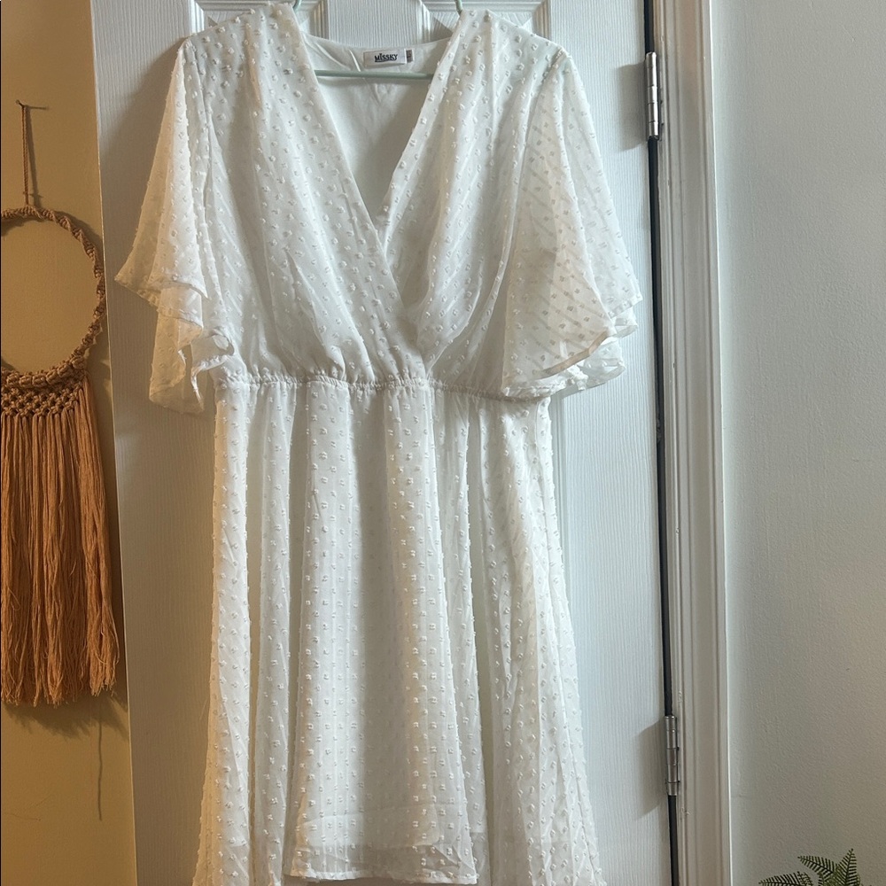White dress